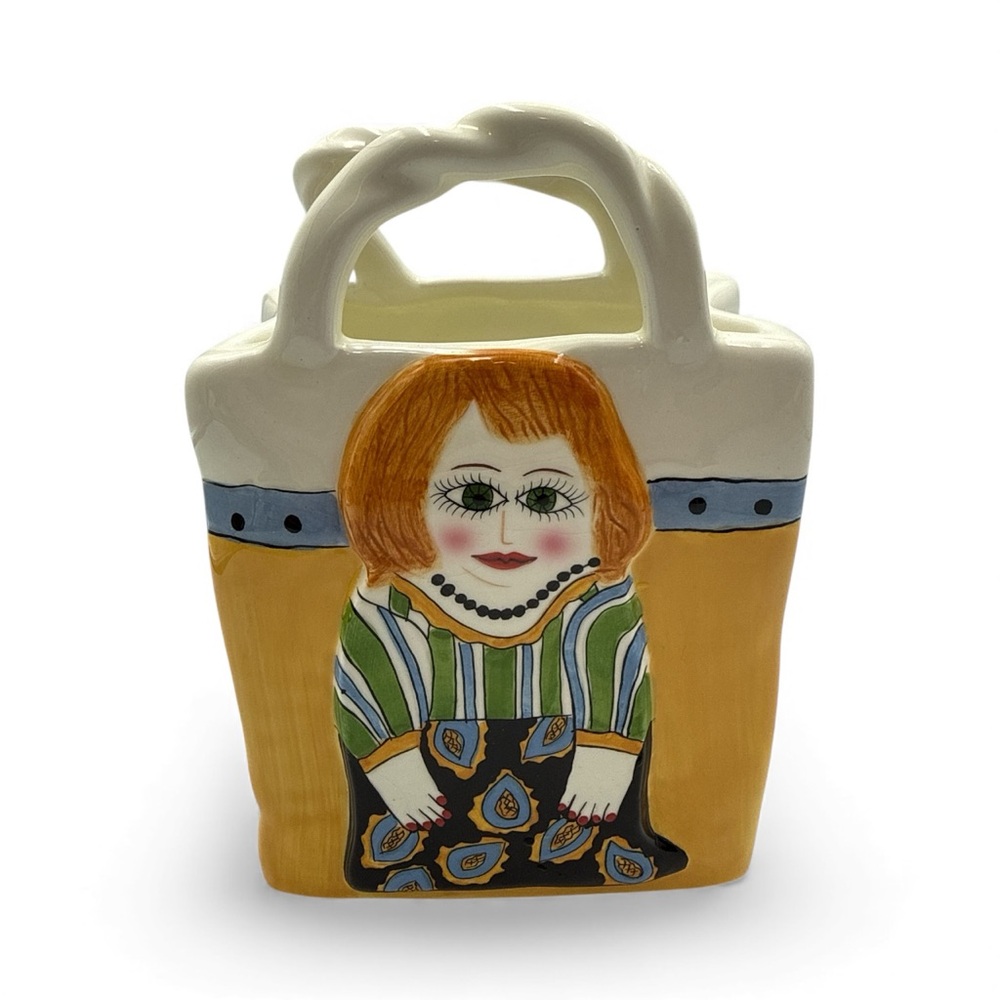 Abby Ceramic Purse by Ganz
